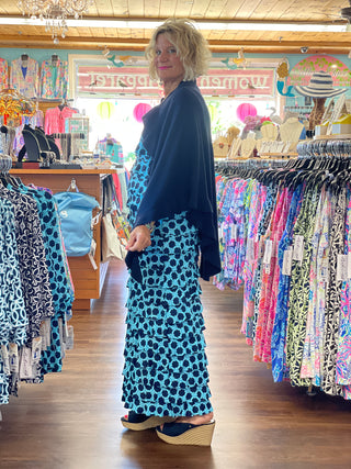 SEASIDE BLUE CHA CHA MAXI