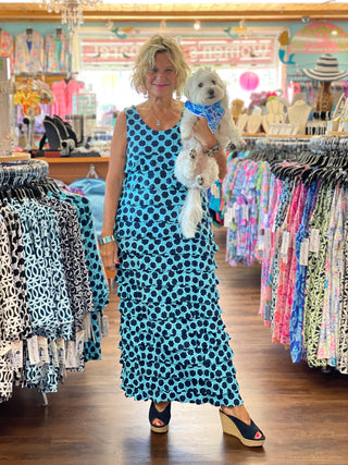 SEASIDE BLUE CHA CHA MAXI